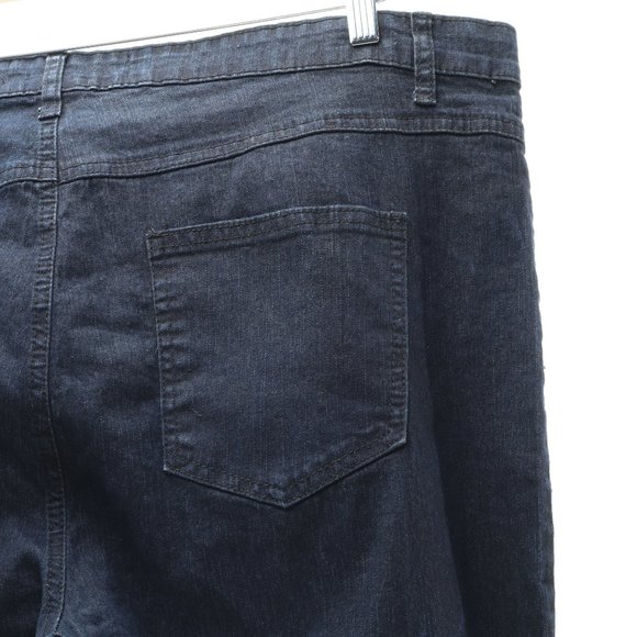 COS Deep Blue Wash Embellished Jeans Women's Size Plus18W - Picture 5 of 14